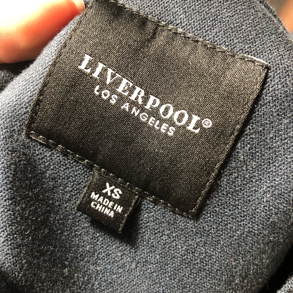 Liverpool Utility Jacket, Navy, Euc - image 7
